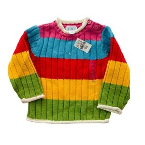 NWT Baby Girl Cotton Sweater. Size 12 Months.